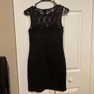 Forever 21 Used Tight Black Lace Dress